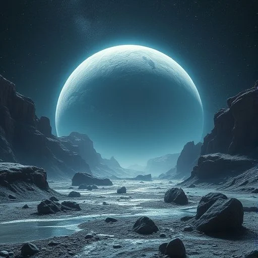 A close-up, macro view of a vibrant alien ecosystem with intricate, multi-hued glowing flora, small luminescent insect-like creatures, and crystalline moss.